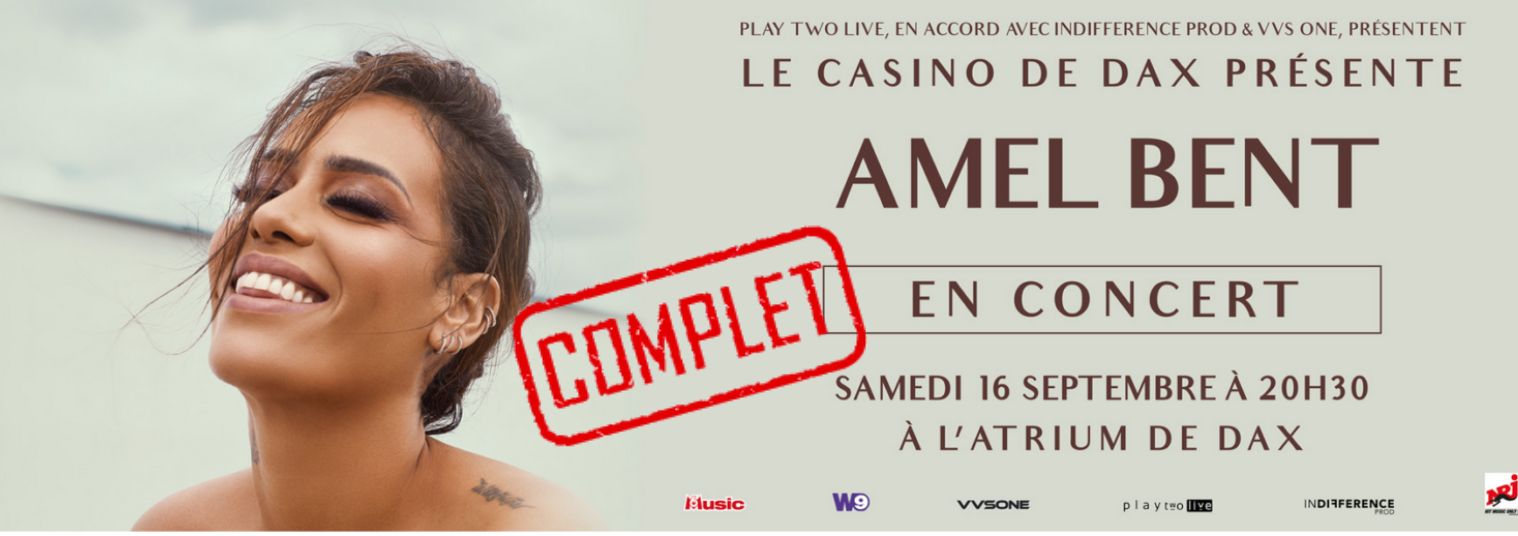 Amel Bent en concert à Dax - Dax